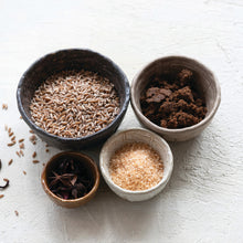 Load image into Gallery viewer, Textured Stoneware Nesting Bowls, Matte Reactive Glaze (Set of 4)