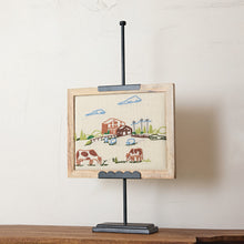 Load image into Gallery viewer, Metal Adjustable Scalloped Easel, Black