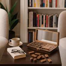 Load image into Gallery viewer, Wood Table Game Box