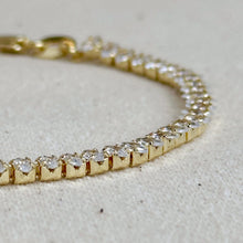 Load image into Gallery viewer, 18k Gold Filled 4mm Marquise Tennis Bracelet