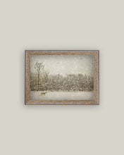 Load image into Gallery viewer, Winter Fawn Framed Antique Art (Various Sizes)