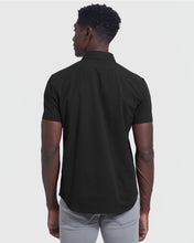 Load image into Gallery viewer, Short Sleeve Button Up Shirt Commuter Black