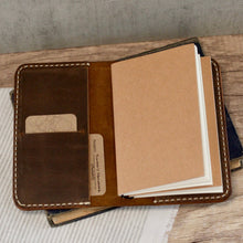 Load image into Gallery viewer, Pocket Leather Notebook