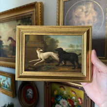Load image into Gallery viewer, Vintage Style Dogs playing Art Print Framed 4x6