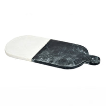 Load image into Gallery viewer, Oval Marble Black & White Cheese Board