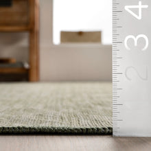Load image into Gallery viewer, Alma Mid-Century Modern Machine Washable Area Rug, Sage Green (Various Sizes)
