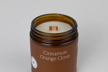 Load image into Gallery viewer, Cinnamon Orange Clove Essential Oil Beeswax Candle