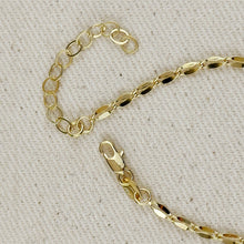 Load image into Gallery viewer, 18k Gold Filled 3mm Fancy Chain Bracelet