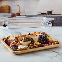 Load image into Gallery viewer, Build-A-Board Serving Board w/ Locking Lid 11" x 14"