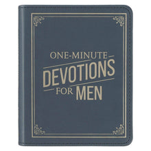 Load image into Gallery viewer, One-Minute Devotions for Men Faux Leather