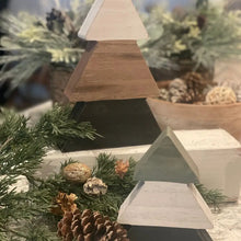 Load image into Gallery viewer, Whitewashed Wood Plank Christmas Tree