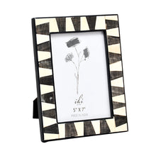 Load image into Gallery viewer, Black Fish Horn & Bone Photo Frame 5x7