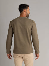Load image into Gallery viewer, Men's Fireside Sherpa Lined Henley Burnt Olive