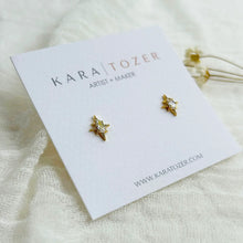 Load image into Gallery viewer, Holiday North Star Studs