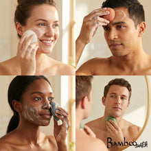 Load image into Gallery viewer, Natural Konjac Facial Cleansing Sponge (White)