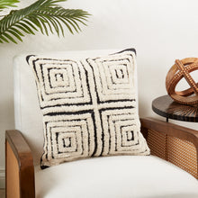 Load image into Gallery viewer, Geometric Bliss Tufted Throw Pillow