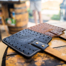 Load image into Gallery viewer, The Front Porch Tennessee Whiskey Barrel Handle & Leather Flyswatter | Holtz Leather Co.