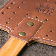 Load image into Gallery viewer, The Front Porch Tennessee Whiskey Barrel Handle & Leather Flyswatter | Holtz Leather Co.