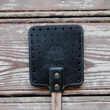 Load image into Gallery viewer, The Front Porch Tennessee Whiskey Barrel Handle & Leather Flyswatter | Holtz Leather Co.