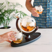 Load image into Gallery viewer, Globe Decanter and Whiskey Tumbler Set (Online Only)