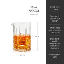 Load image into Gallery viewer, Highland Crystal Mixing Glass (Online Only)