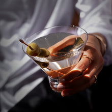 Load image into Gallery viewer, Raye Heavy Base Crystal Stemless Martini Glasses Set of 2 (Online Only)