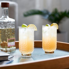 Load image into Gallery viewer, Gatsby Highball Glasses Set of 2 (Online Only)