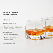 Load image into Gallery viewer, Braque Crystal Rocks Glasses (Online Only)