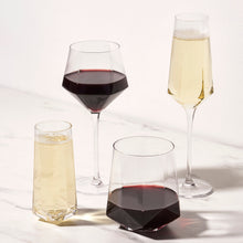 Load image into Gallery viewer, Seneca Diamond Crystal Wine Glasses Set of 2 (Online Only)