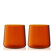 Load image into Gallery viewer, Aurora Amber Cocktail Tumblers, Set of 2 (Online Only)