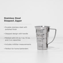 Load image into Gallery viewer, Stainless Steel Stepped Jigger (Online Only)