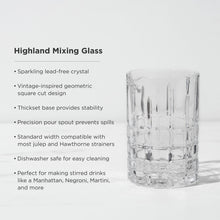 Load image into Gallery viewer, Highland Crystal Mixing Glass (Online Only)