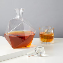 Load image into Gallery viewer, Seneca Faceted Crystal Liquor Decanter (Online Only)