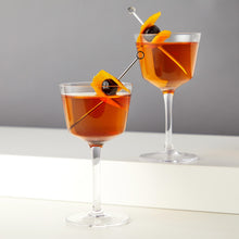 Load image into Gallery viewer, Raye Angled Crystal Nick & Nora Glasses Set of 2 (Online Only)