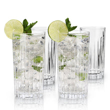 Load image into Gallery viewer, Reserve Milo Crystal Highball Glasses Set of 4 (Online Only)