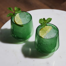 Load image into Gallery viewer, Aurora Double-Walled Tumblers in Green Set of 2 (Online Only)
