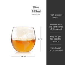 Load image into Gallery viewer, Globe Whiskey Tumblers Set of 2 (Online Only)