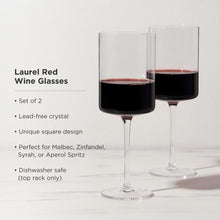 Load image into Gallery viewer, Laurel Crystal Red Wine Glasses Set of 2 (Online Only)