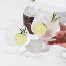 Load image into Gallery viewer, Raye Angled Crystal Gin & Tonic Glasses Set of 4 (Online Only)