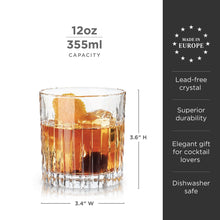 Load image into Gallery viewer, Reserve Milo Crystal Rocks Glasses Set of 4 (Online Only)