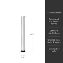 Load image into Gallery viewer, Stainless Steel Muddler (Online Only)