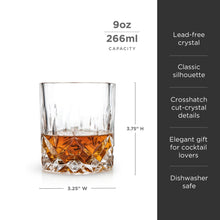 Load image into Gallery viewer, Admiral Crystal Tumblers Set of 2 (Online Only)