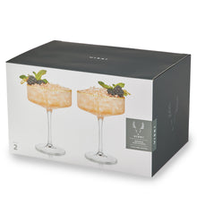 Load image into Gallery viewer, Meridian Crystal Coupe Glasses Set of 2 (Online Only)