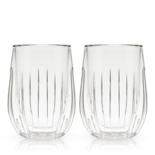 Load image into Gallery viewer, Double-Walled Stemless Wine Glasses Set of 2 (Online Only)
