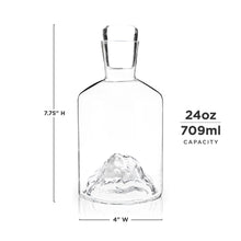 Load image into Gallery viewer, Mountain Crystal Liquor Decanter (Online Only)