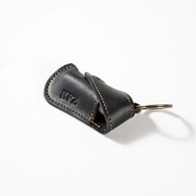 Load image into Gallery viewer, The Sidekick Personalized Fine Leather Lip Balm Holster with Key Ring | Holtz Leather Co.