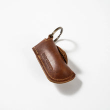 Load image into Gallery viewer, The Sidekick Personalized Fine Leather Lip Balm Holster with Key Ring | Holtz Leather Co.