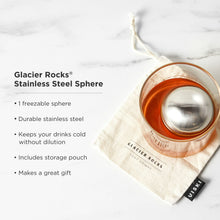 Load image into Gallery viewer, Glacier Rocks Large Stainless Steel Sphere (Online Only)