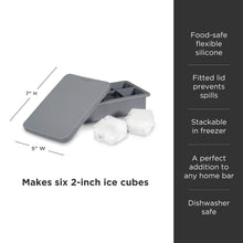 Load image into Gallery viewer, Glacier Ice Cube Tray with Lid (Online Only)