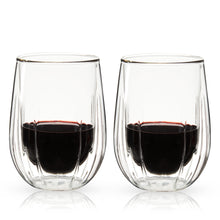 Load image into Gallery viewer, Double-Walled Stemless Wine Glasses Set of 2 (Online Only)